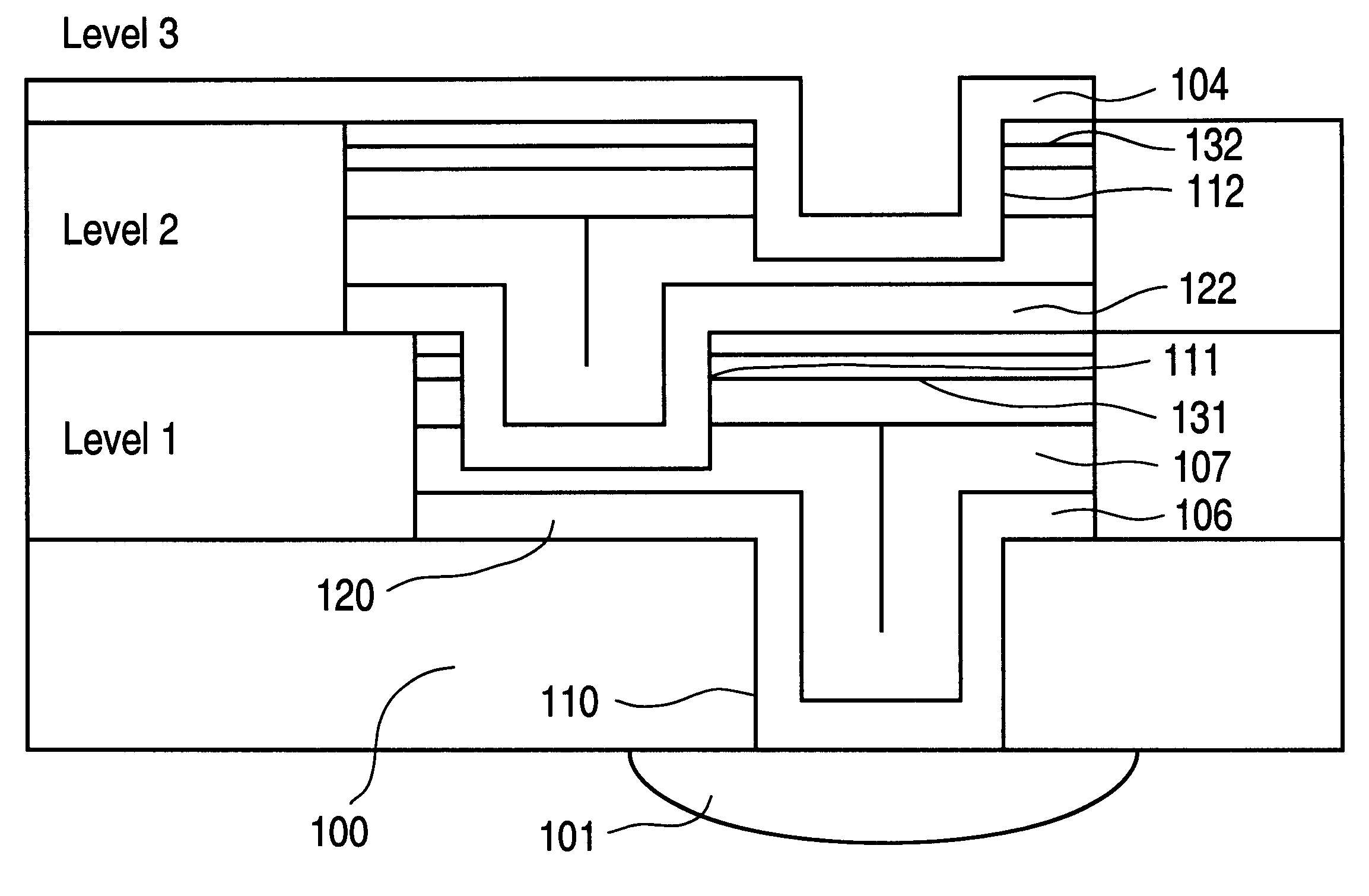 Vertically stacked field programmable nonvolatile memory and method of fabrication