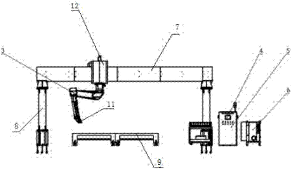 Spraying method capable of automatically generating spraying track and spraying device