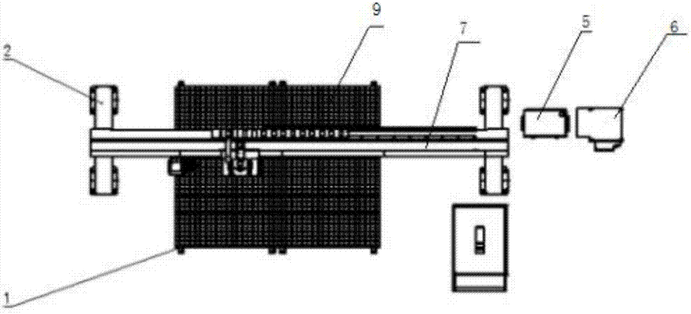 Spraying method capable of automatically generating spraying track and spraying device