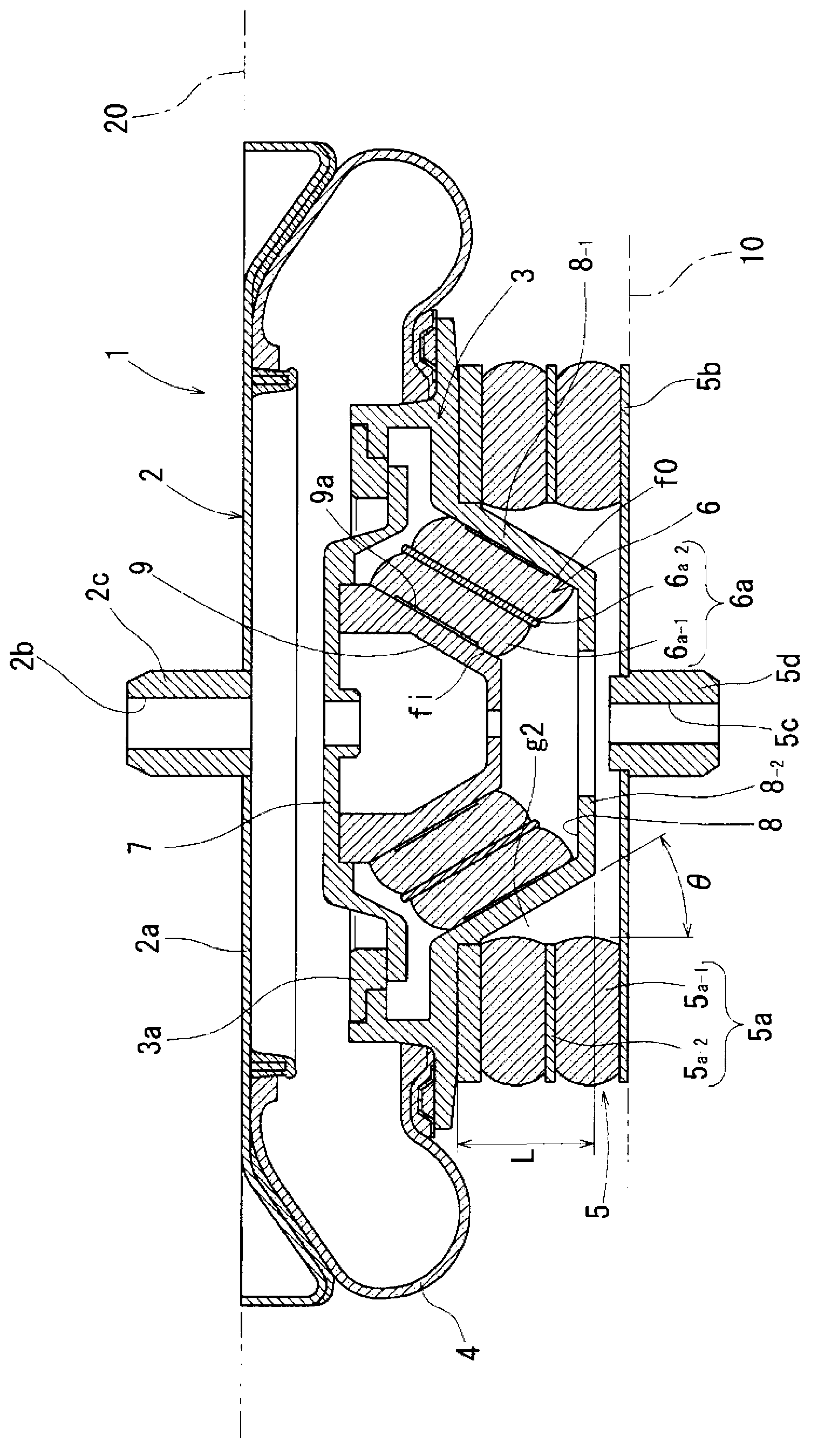 Air spring for vehicle and bogie using same