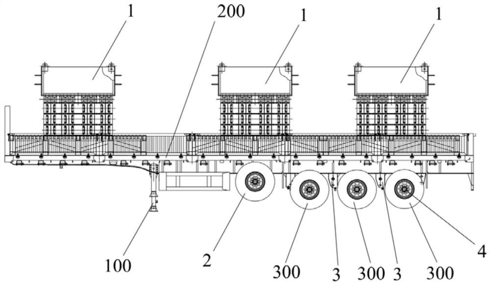 A test semi-trailer