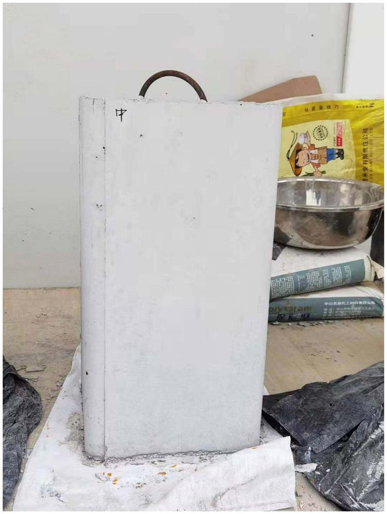 Ultralow-color-difference concrete based on heavy calcium powder and preparation method of ultralow-color-difference concrete