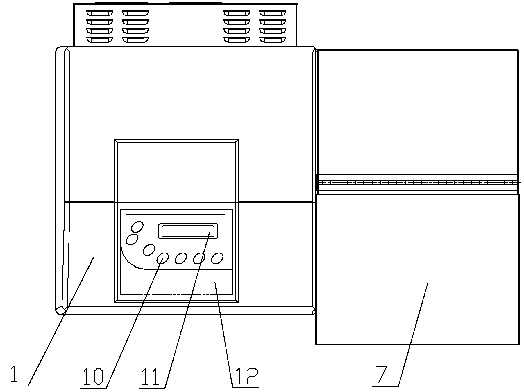 Large plain film spectrum tester