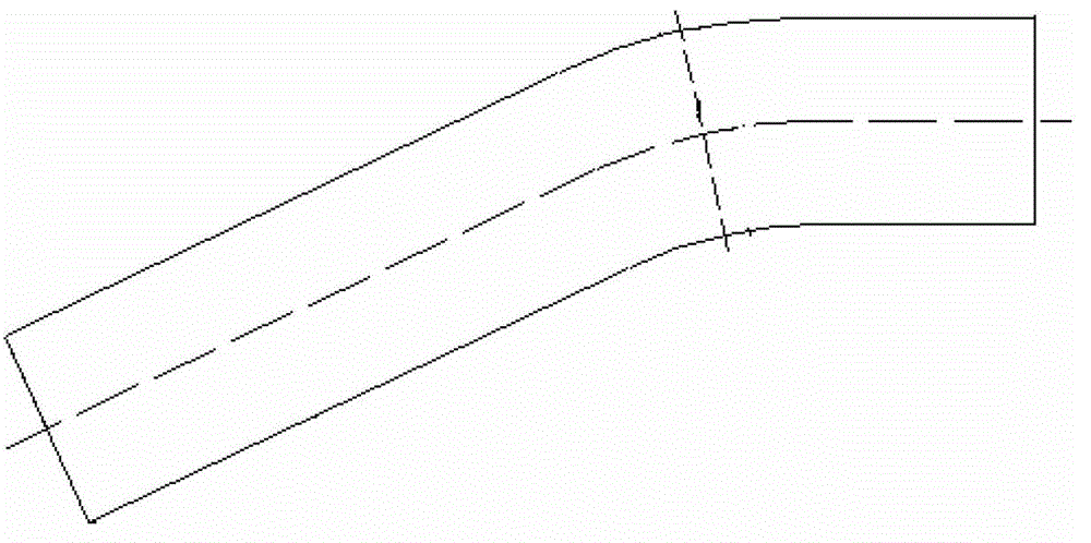 Simple bending method of large-diameter thin-walled aluminum tube