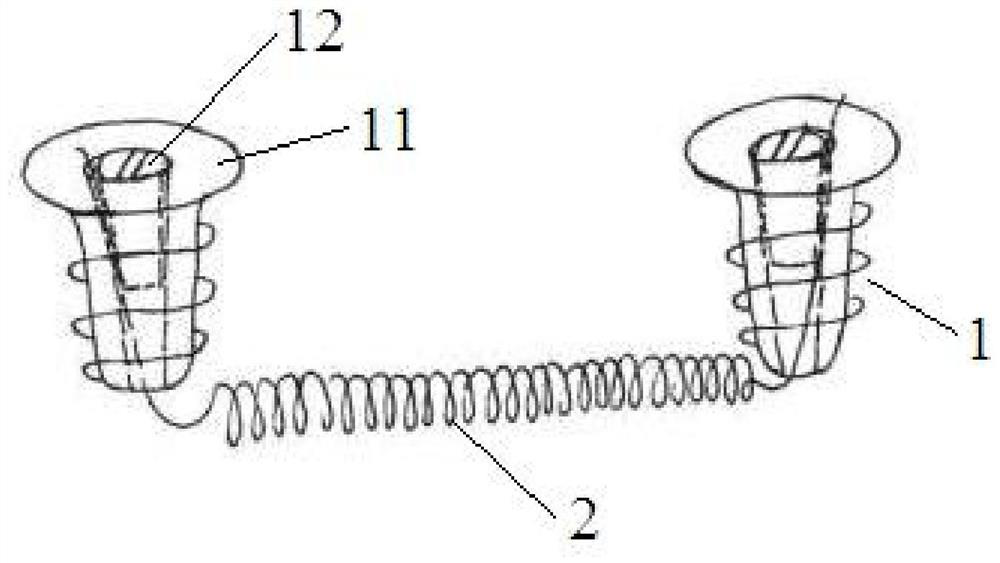 A skull decompression connector