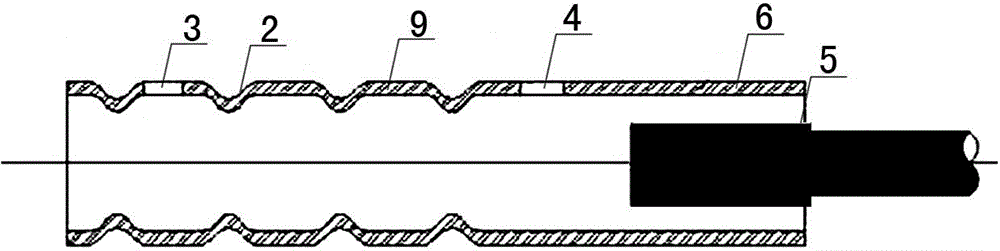 Pier-extruded and half-grouted steel bar sleeve, connecting structure and construction method