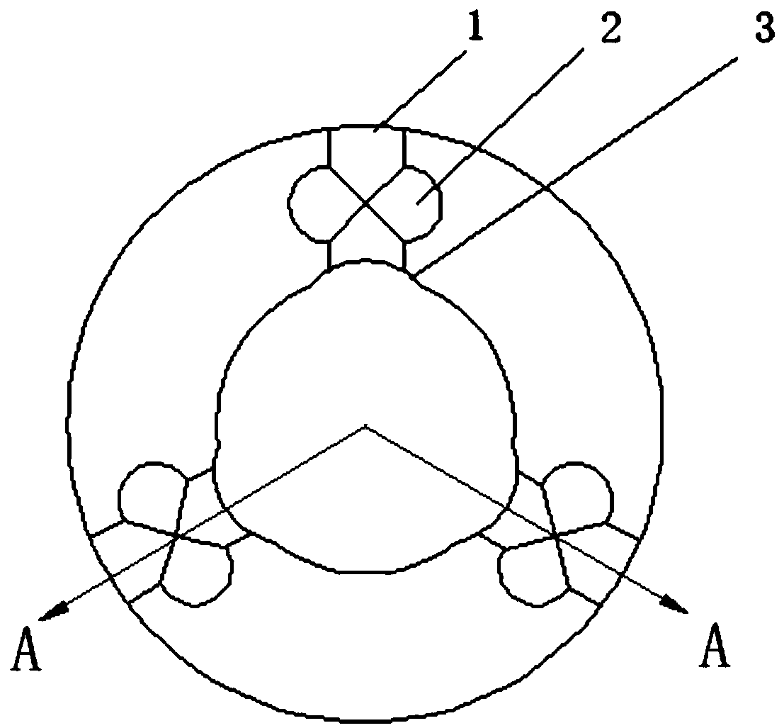 Shaft-free electromagnetic-drive novel wear-reduction centering structure