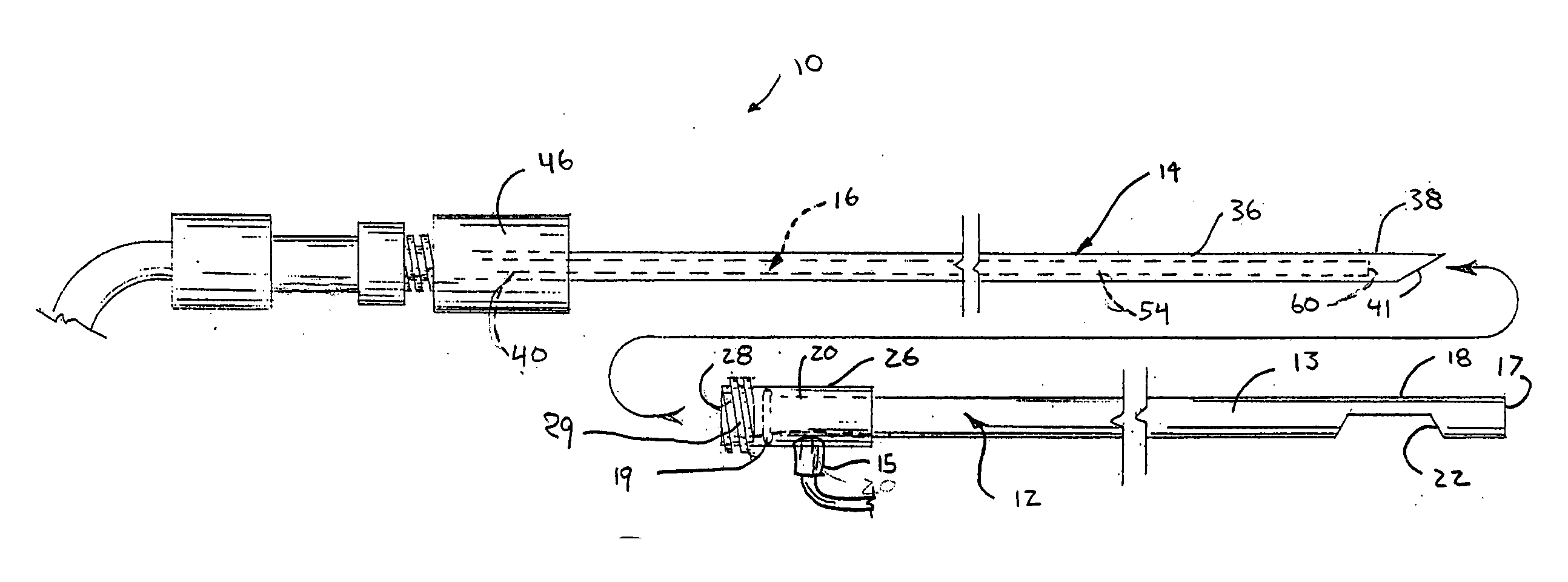 Biopsy device with viewing assembly