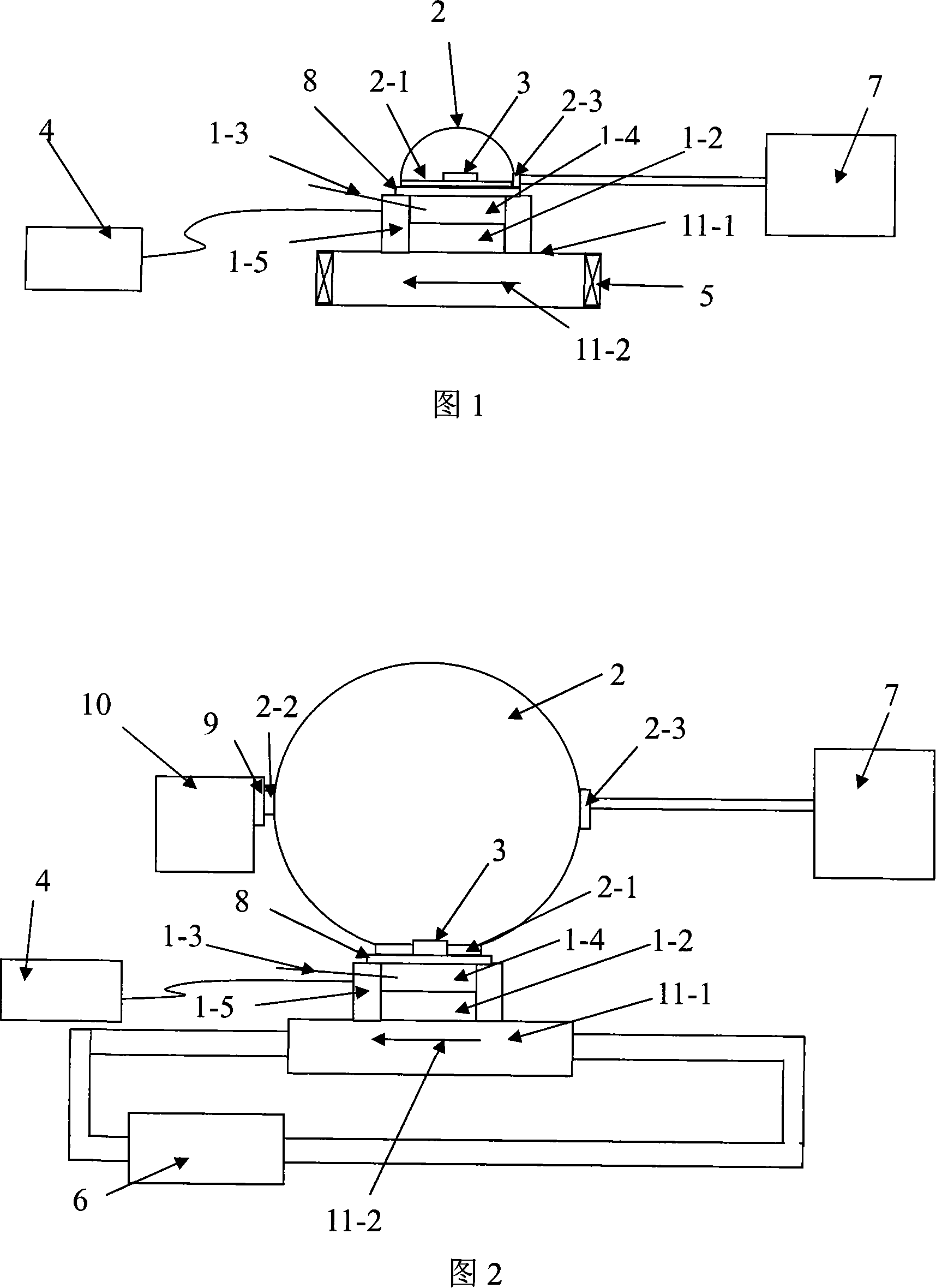 Temperature control base for measuring semiconductor light-emitting device