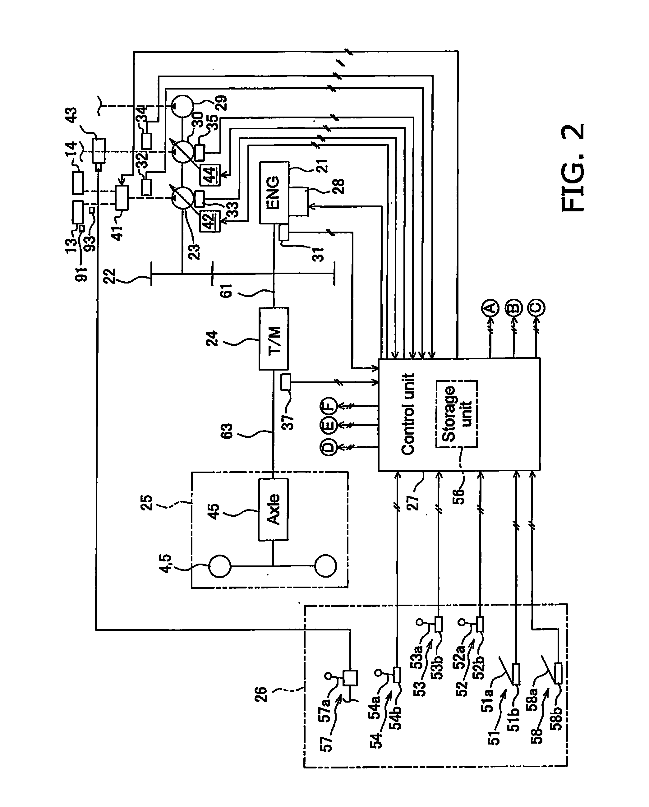 Work vehicle and control method for same