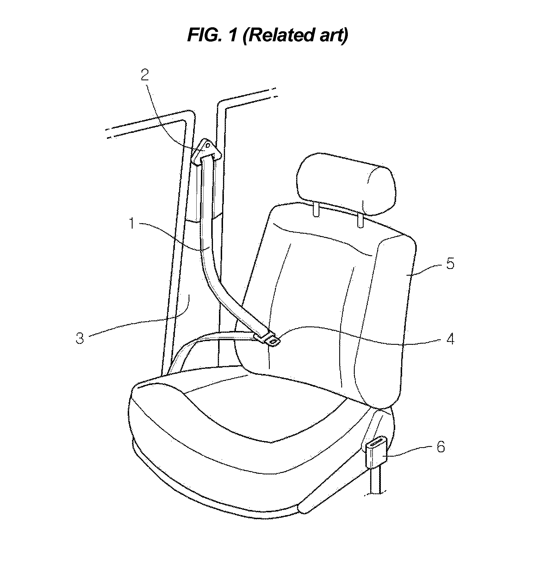 Apparatus for mounting seat belt to vehicle body