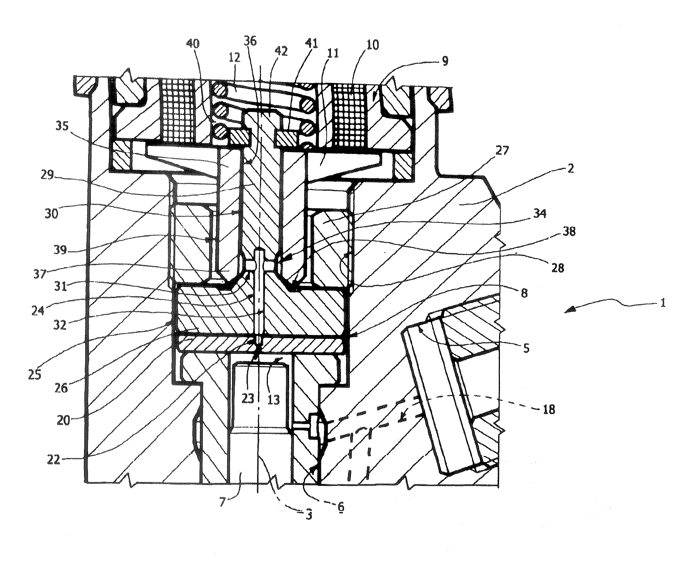 Servo valve for controlling an internal combustion engine injection