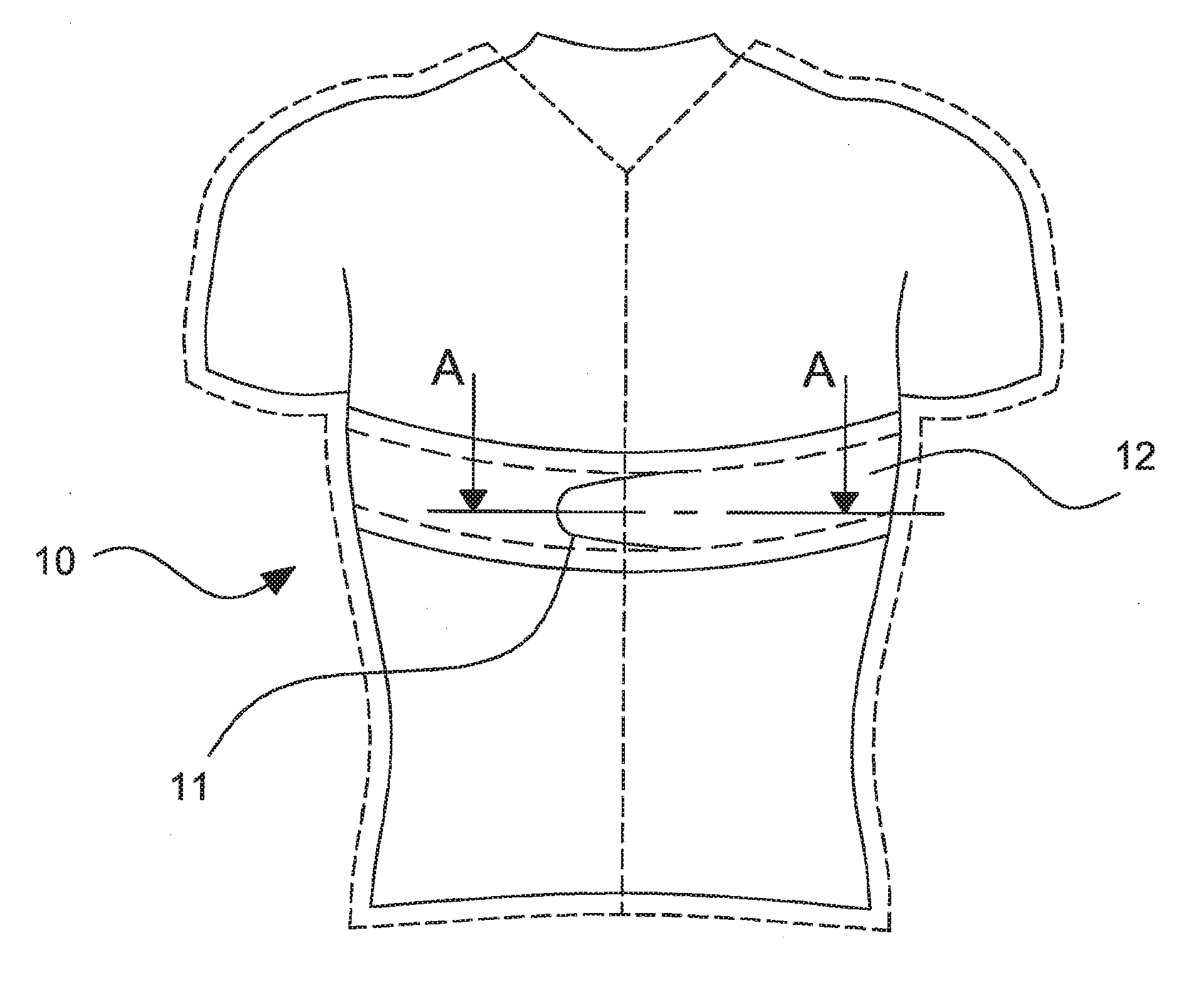 Device for cooling the outer surface of a body