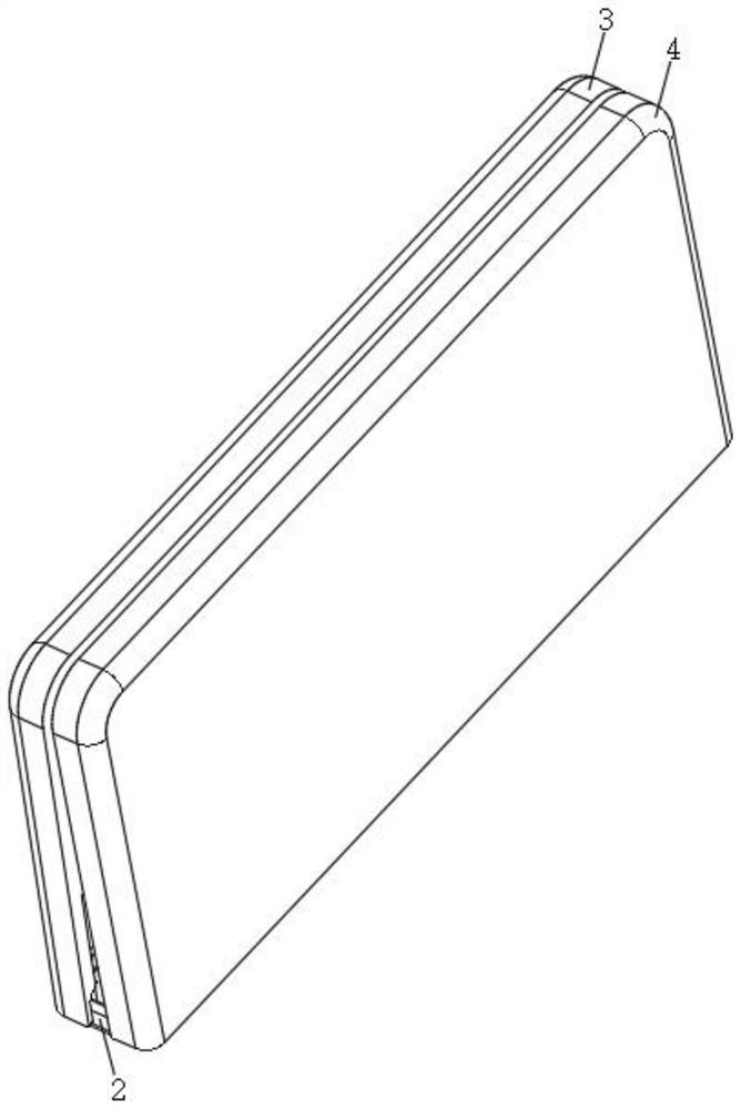 Inner folding hinge applied to mobile terminal and terminal equipment