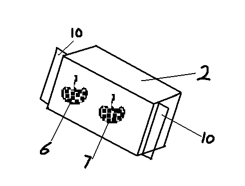 Fruit box with storage environment temperature indicating function