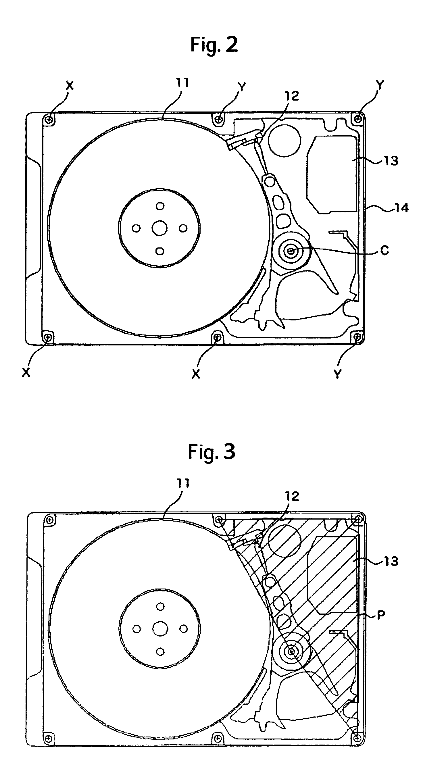 Disk drive with vibration suppression member disposed near head assembly