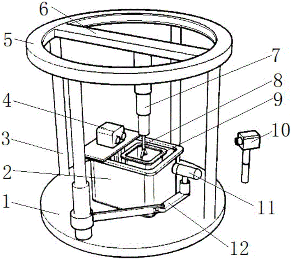 Visual large vessel boiling experiment device