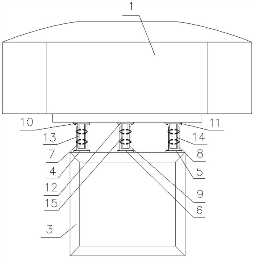 Physical radiation therapy equipment overlapping device