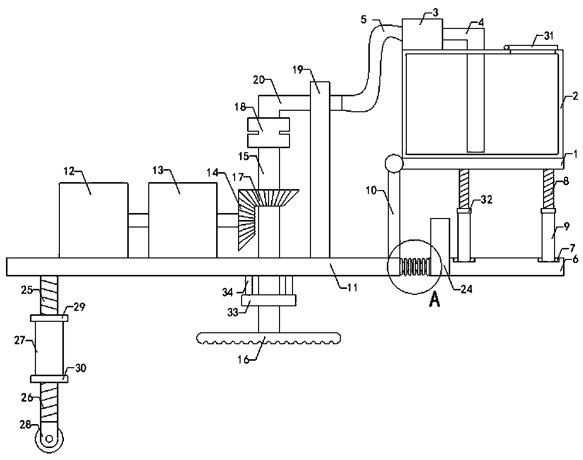 Novel multifunctional watering assistor for orchard