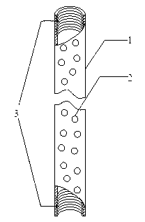 Electroosmosis electrode and electroosmosis draining system thereof