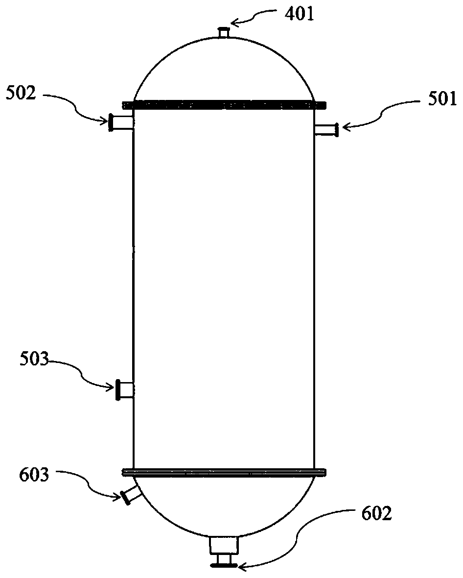 Integrated gas-liquid-solid continuous separation device