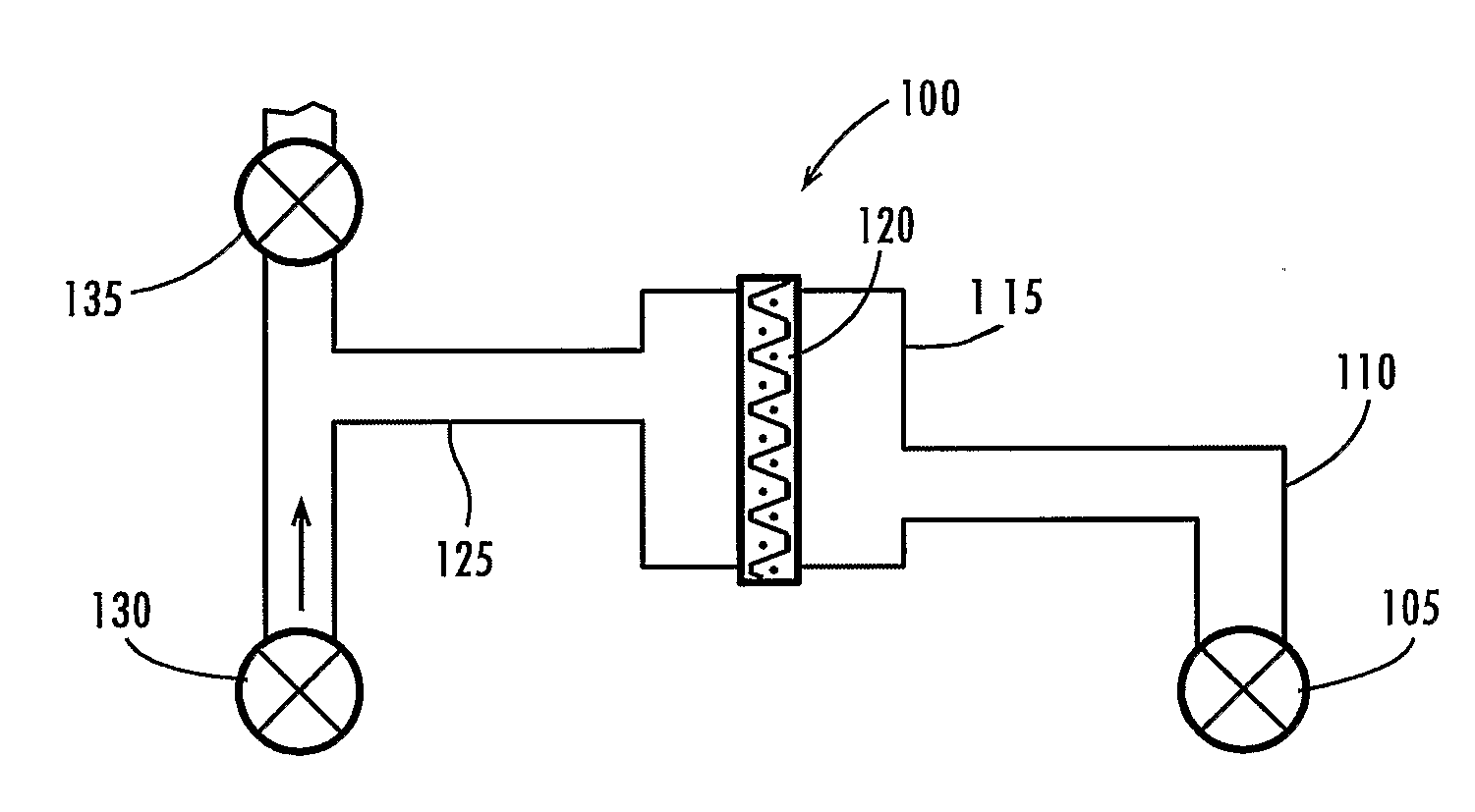 Filter Device for Administration of Stored Gases