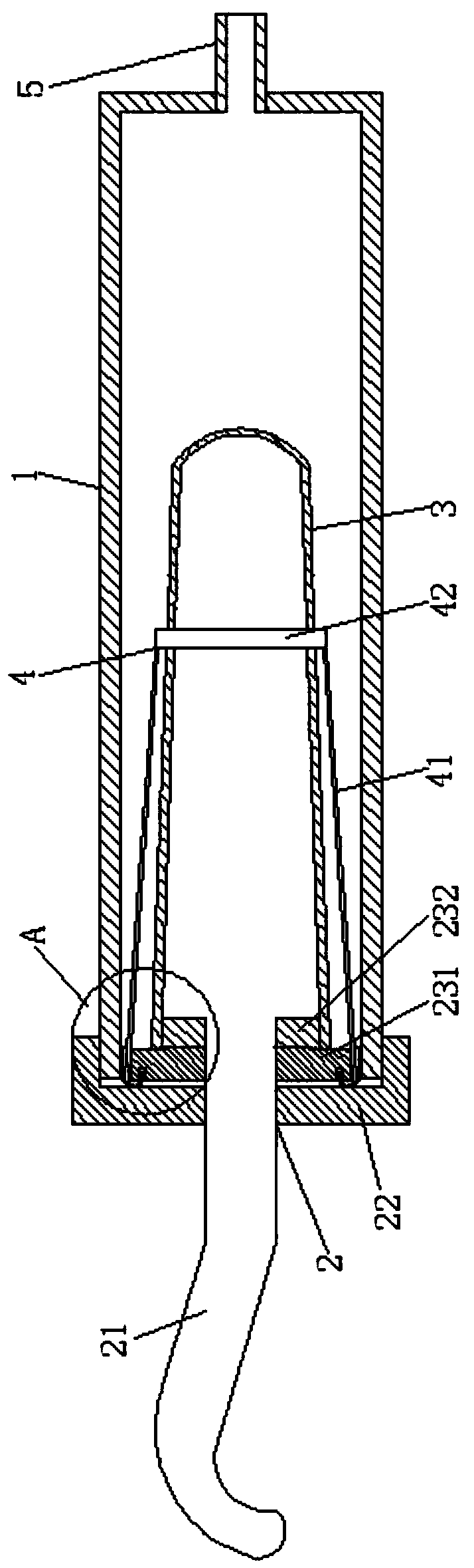 A sampling gun filter cartridge device