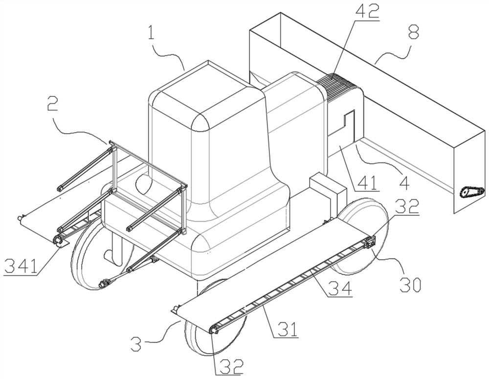 Agricultural operation machine capable of being built