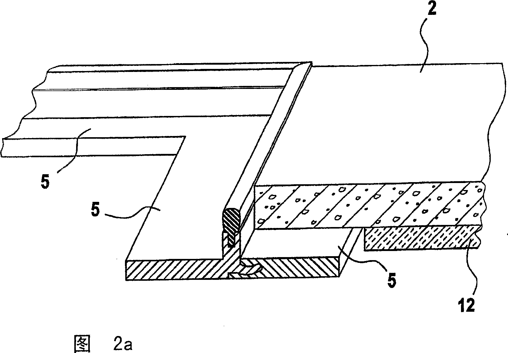 Laying system for floor tiles