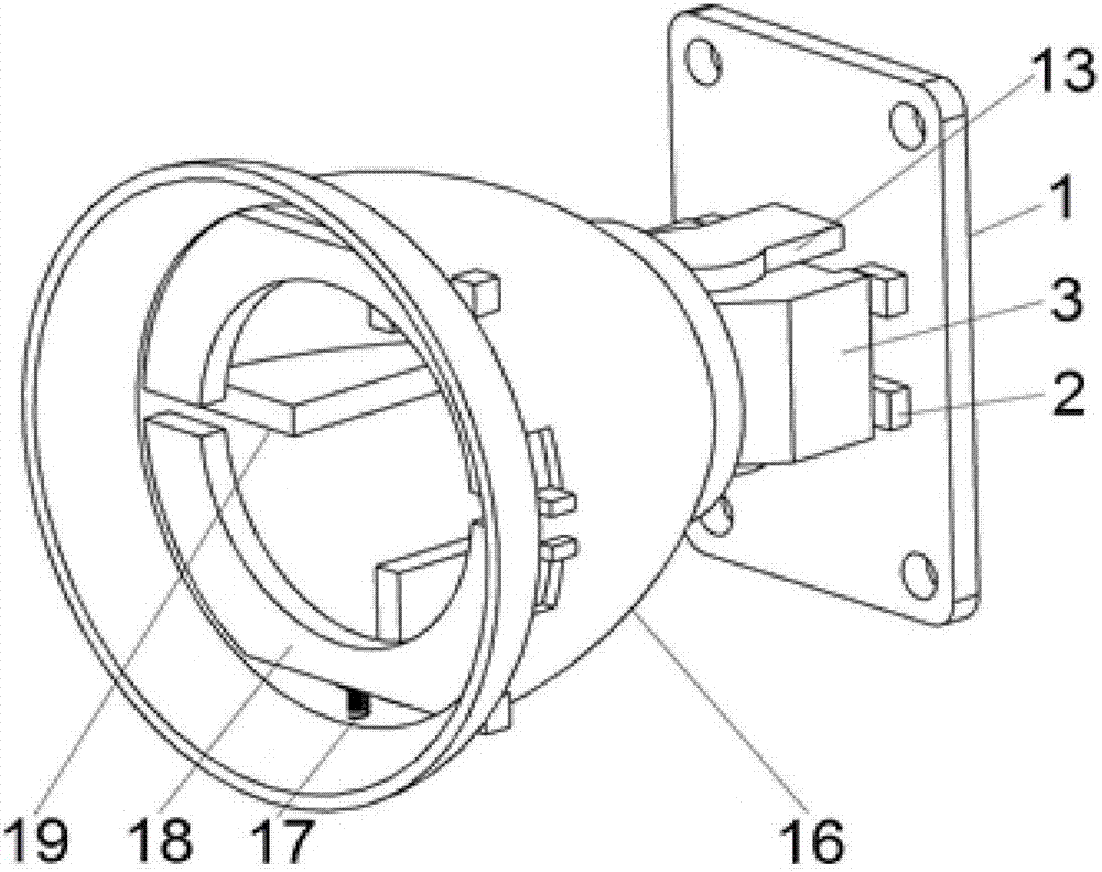 Deviation prevention energy absorption locking device