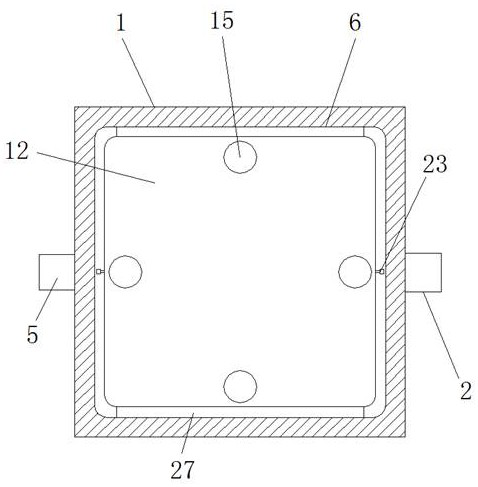 Self-cleaning particulate matter purification device for chemical waste gas treatment