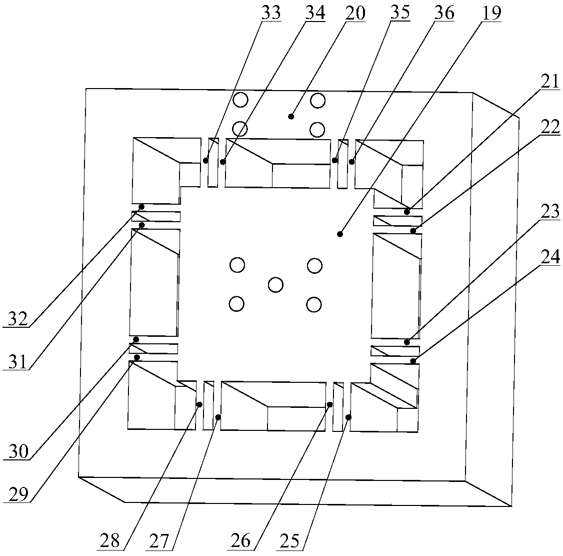 An ultra-precision low-speed ball screw linear feed device