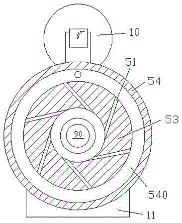 Airflow twisting device used for weaving and with filter screen being convenient to replace