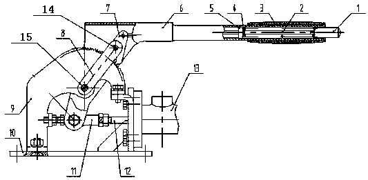 Oil pressure hand braking control mechanism used for automobile