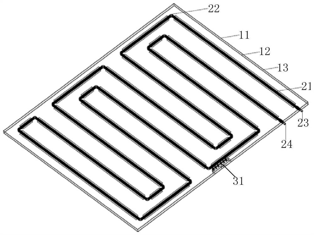 Space radiation radiator