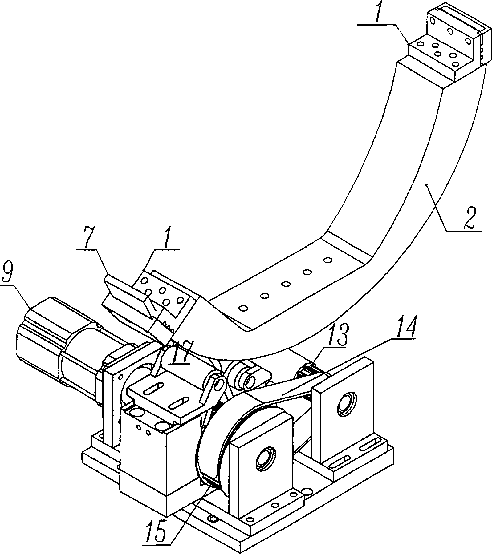 Hair brush work bench with interchangeable bayonet