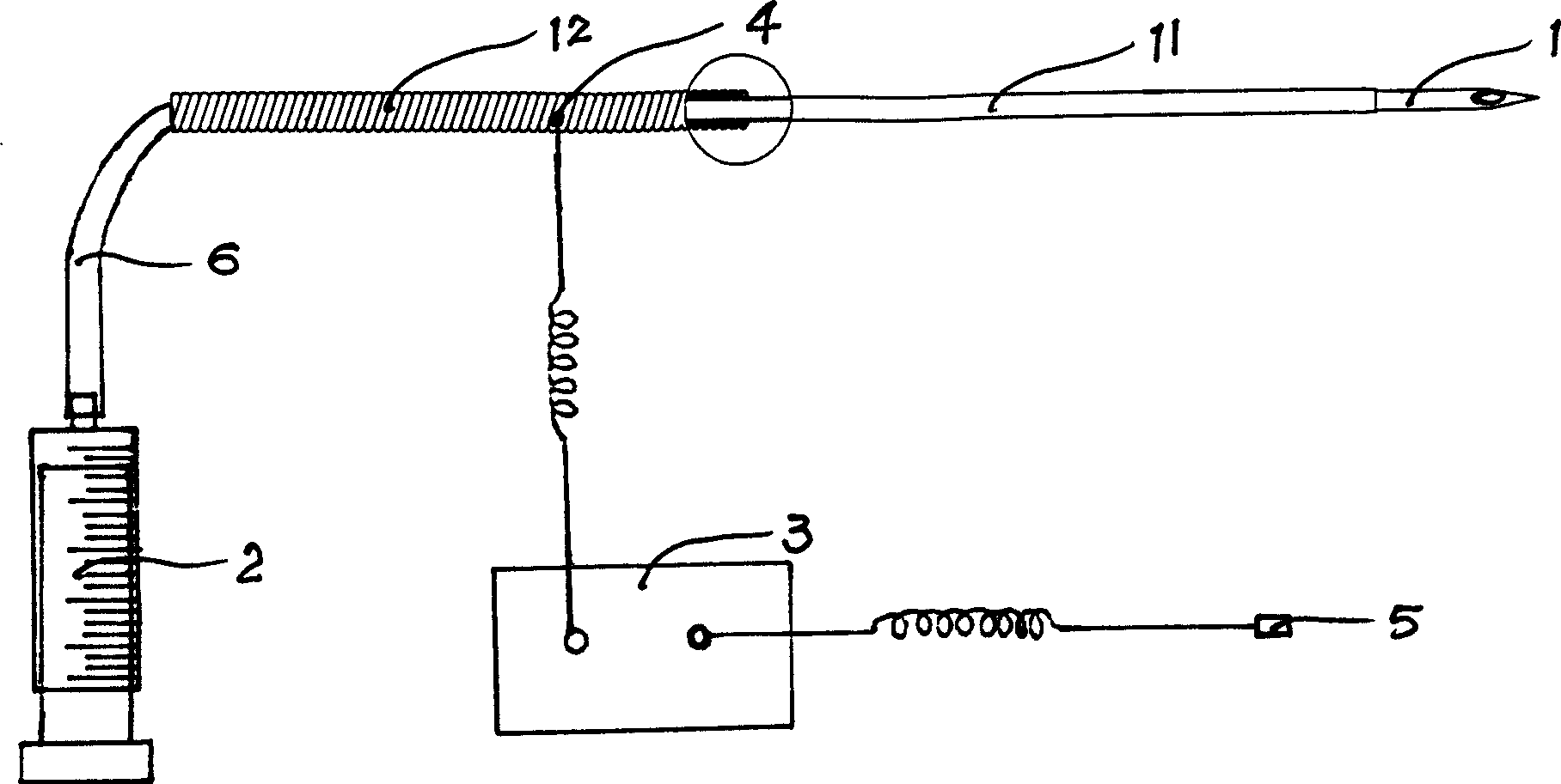 Microcurrent direct current electrolyser with controllable electrical and burning acupuncture