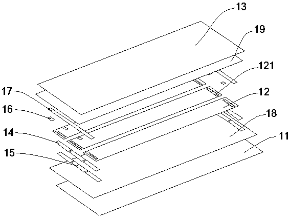 Flexible graphene heating film and preparation method thereof