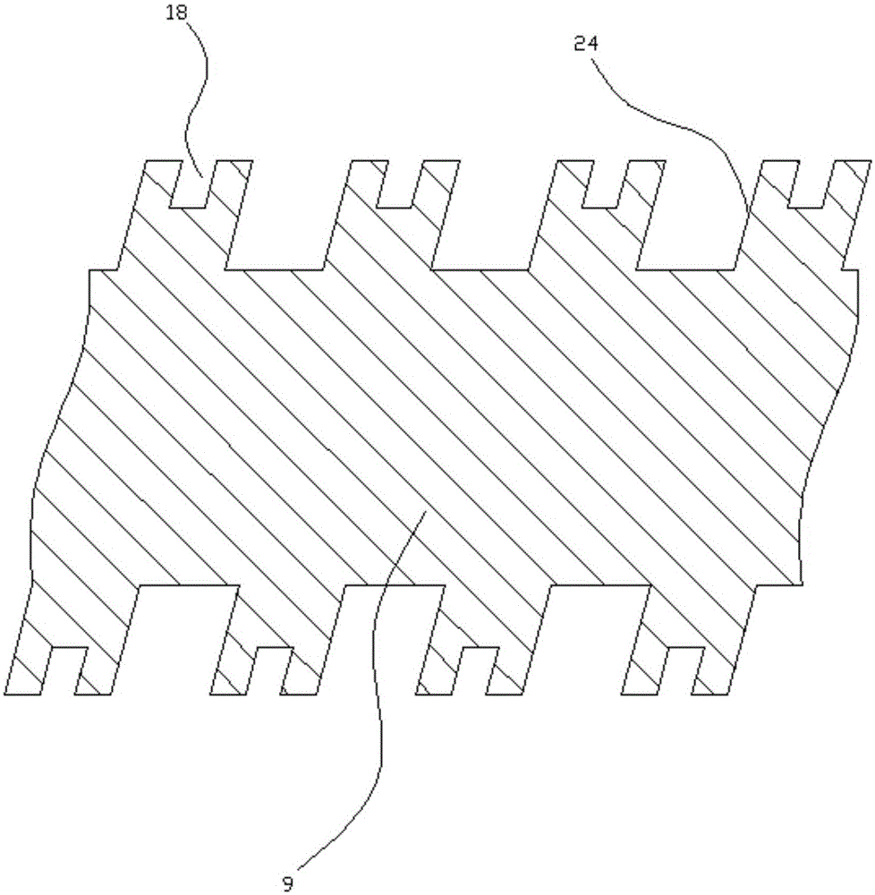 Speed reduction transmission device