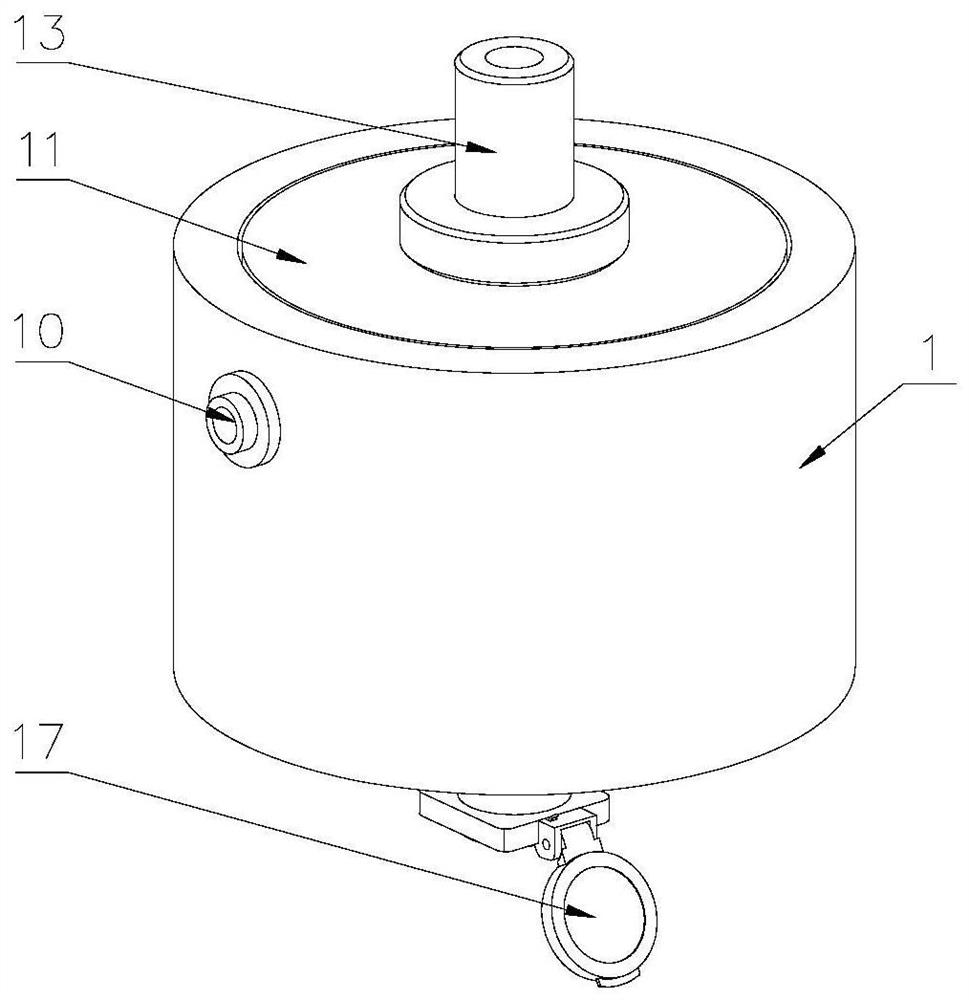 Compact tire valve of central tire inflation and deflation system