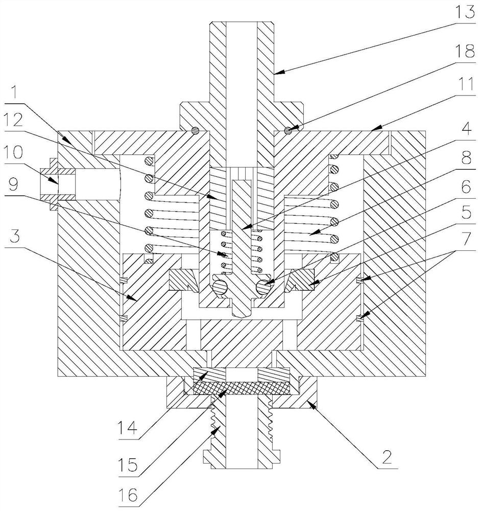 Compact tire valve of central tire inflation and deflation system