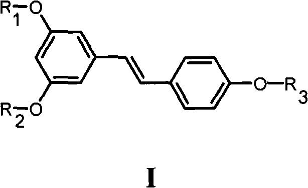 Resveratrol derivative and application thereof to medicament