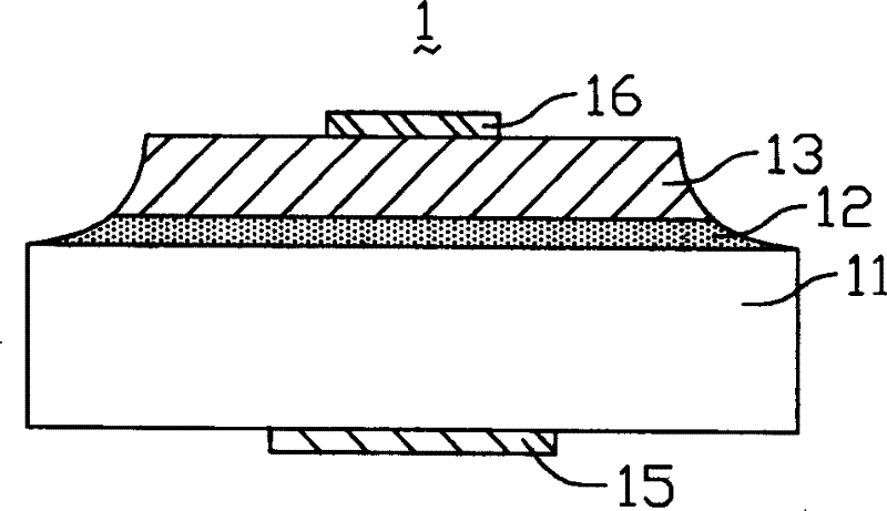 Light emitting diode and its producing method