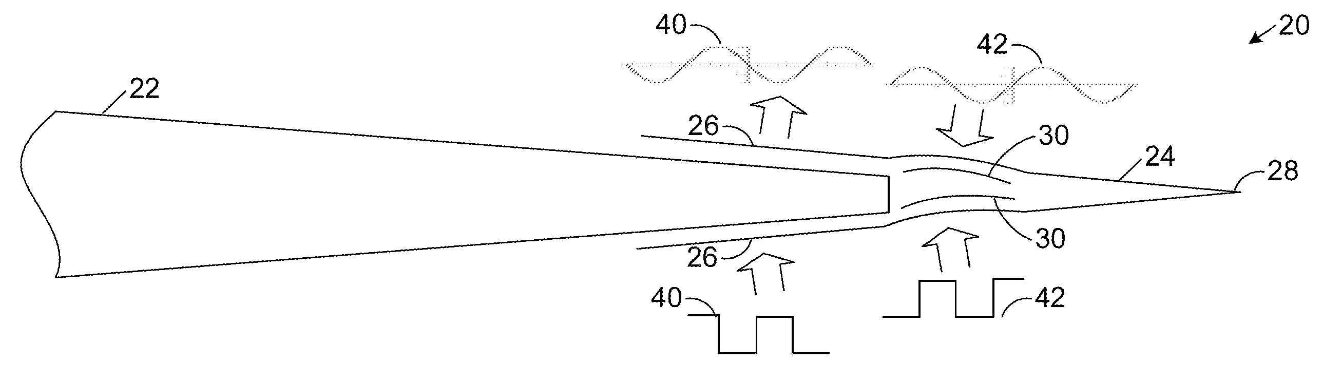 Active damping of wind turbine blades