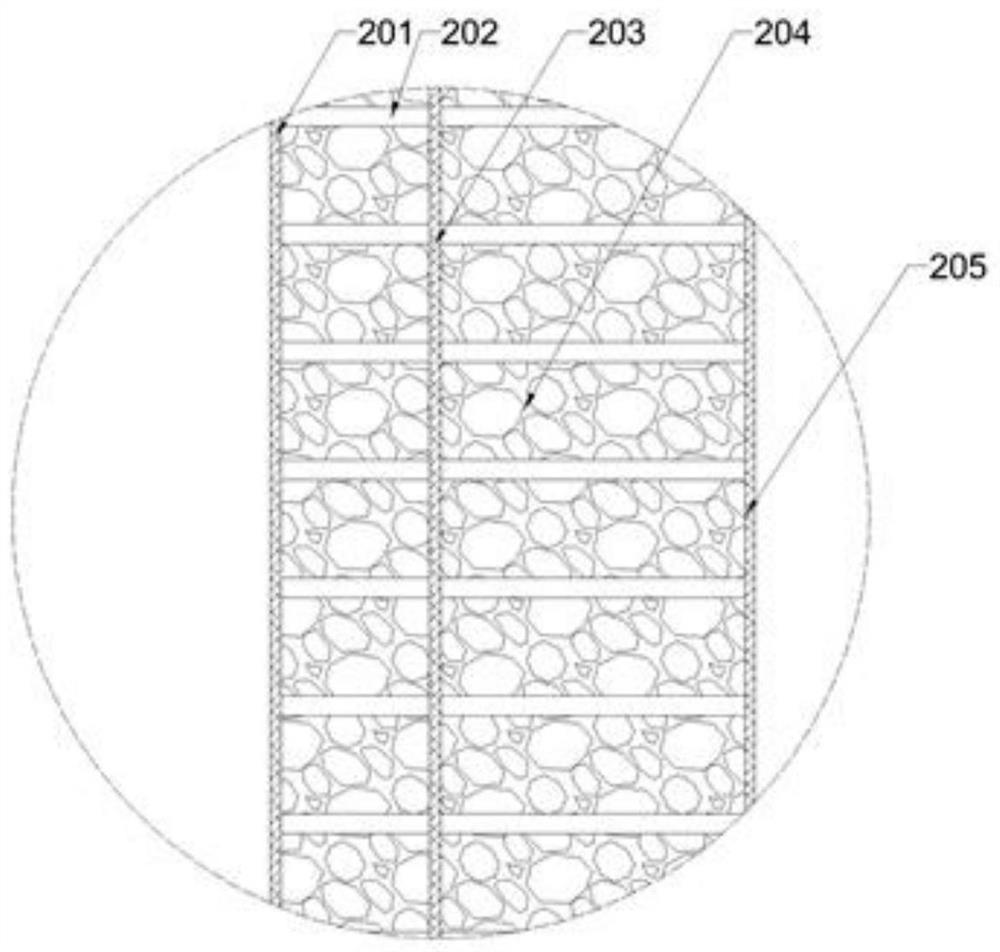 A biological filter for wastewater treatment