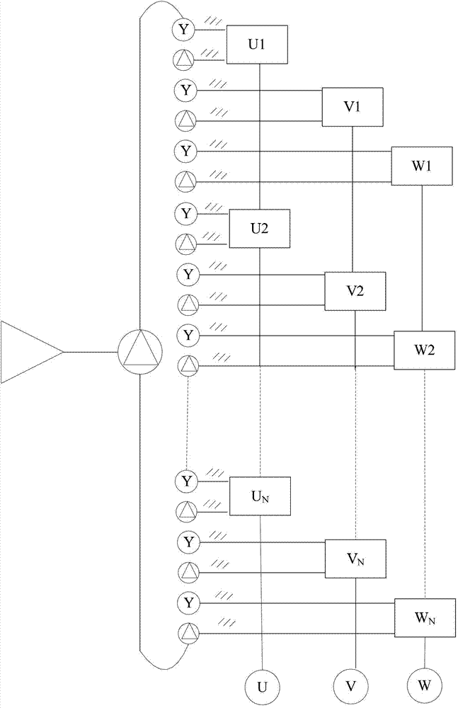 Intelligent environmental protection high-voltage shore power supply system