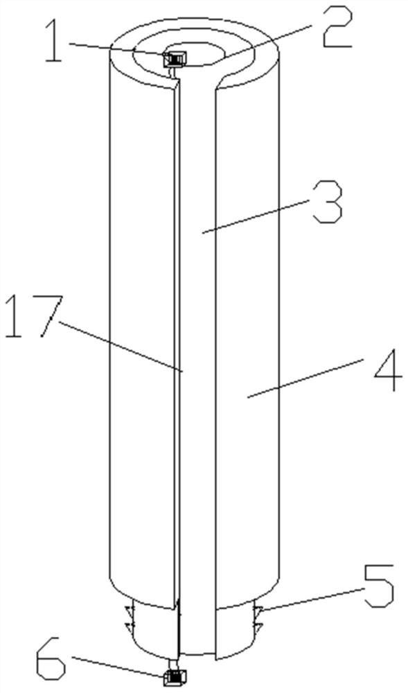 A deicing and snow melting protective device for bridge stay cables