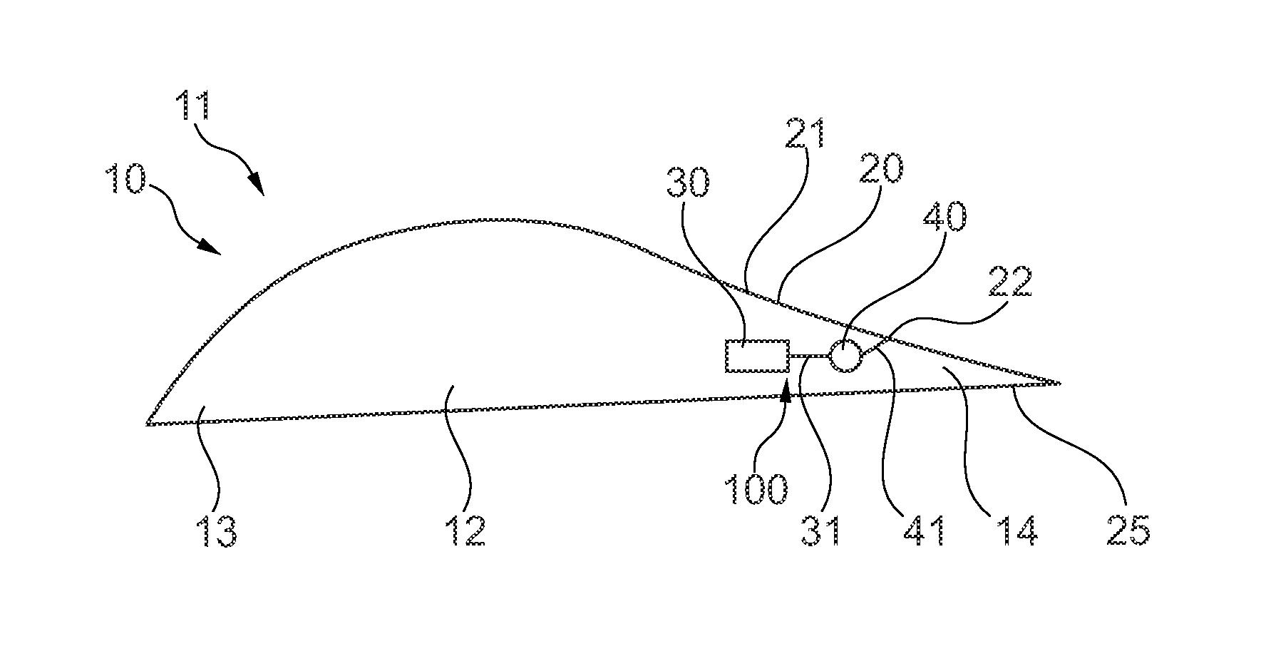 Morphing trailing edge device for an airfoil