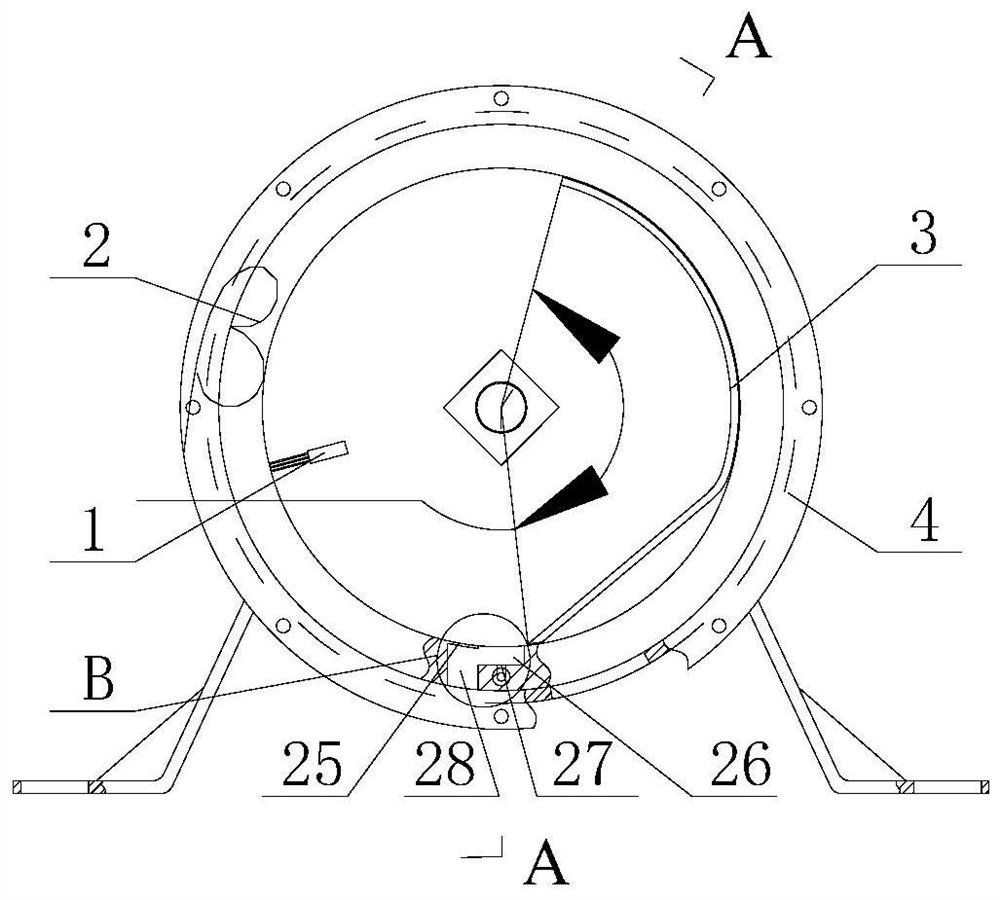 An inner positive pressure combined seed metering device