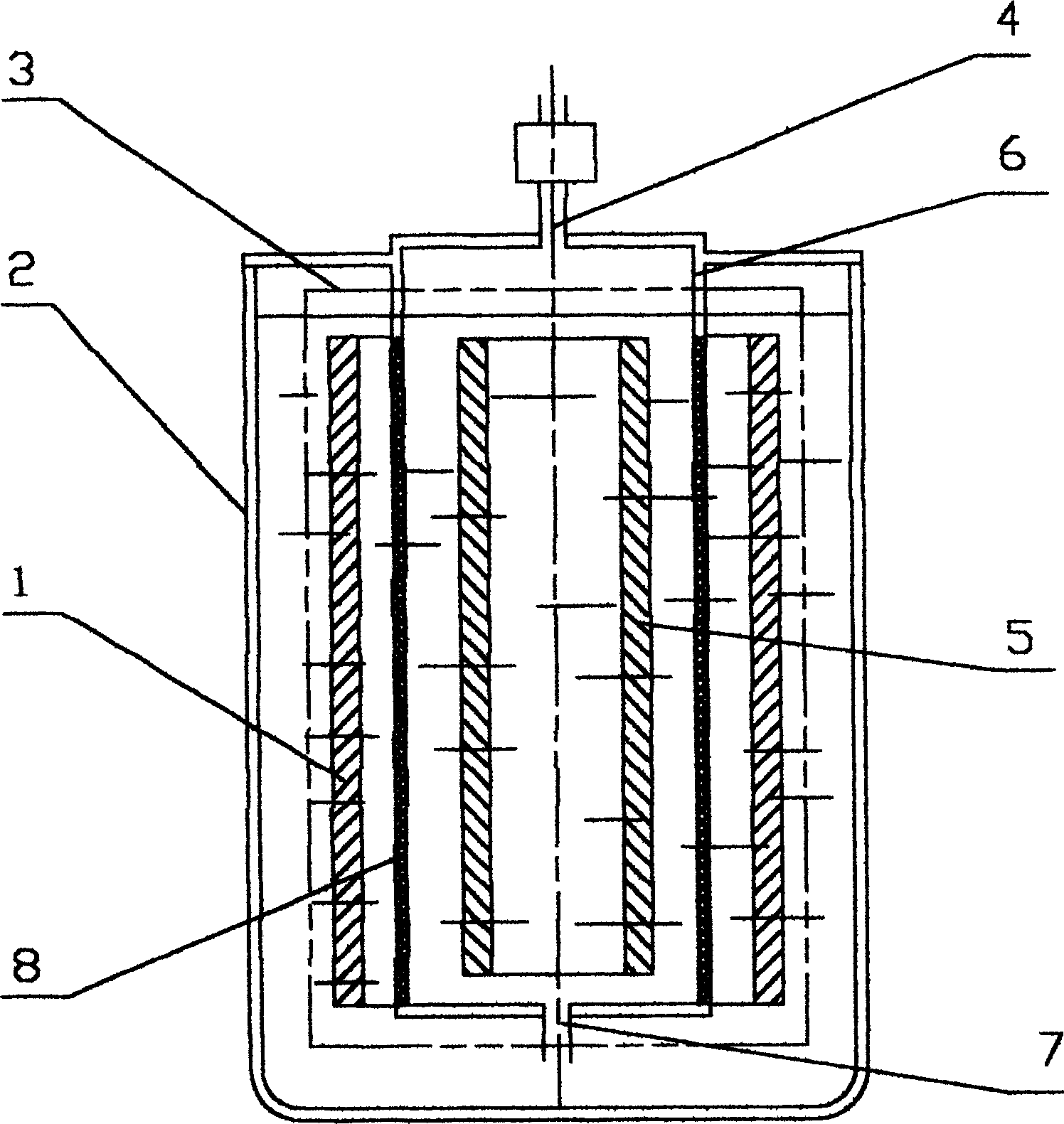 Small-sized disinfected water generator and its usage method